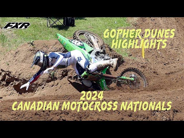 2024 Canadian Motocross Nationals | Round 4 - Gopher Dunes Highlights