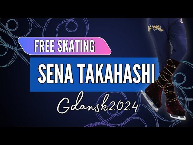 Sena TAKAHASHI 高橋 星名 (JPN) | Junior Men Free Skating | Gdansk 2024