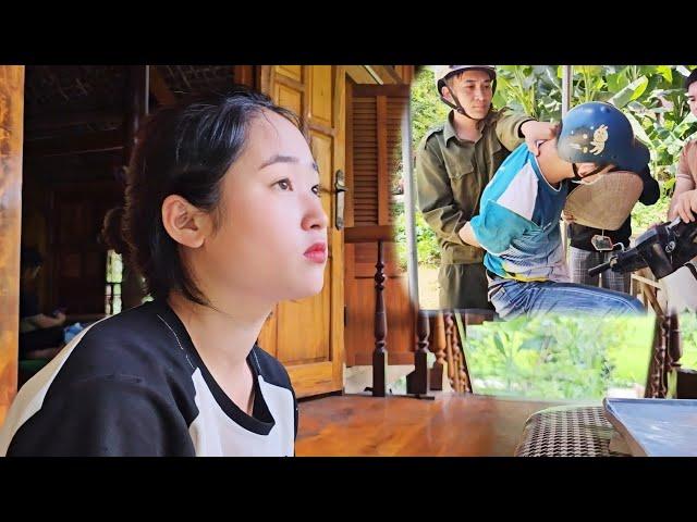 The girl suddenly remembered police officer Hang and was very grateful for his help