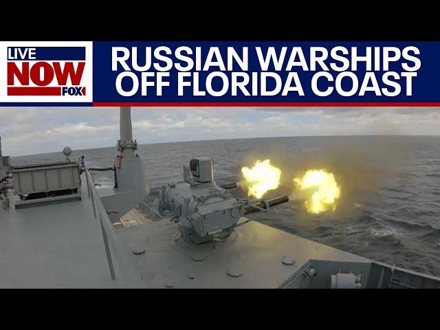 Russian warships near Florida coast armed with hypersonic missiles | LiveNOW from FOX