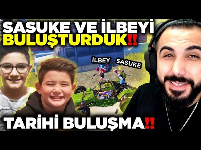 SASUKE VE İLBEYİ BULUŞTURDUK!!  BÜYÜK TARİHİ BULUŞMA! | PUBG MOBILE