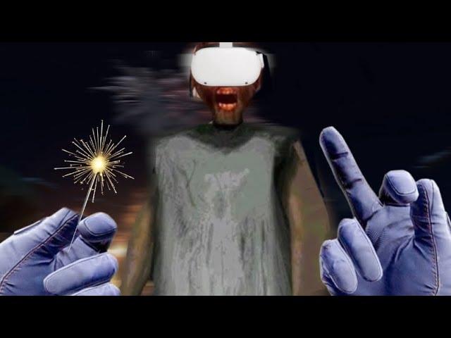 I BLEW UP Granny VR For 4th OF JULY..