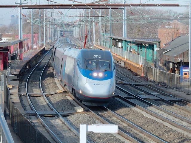 Railfan NEC at the Elizabeth S-curve