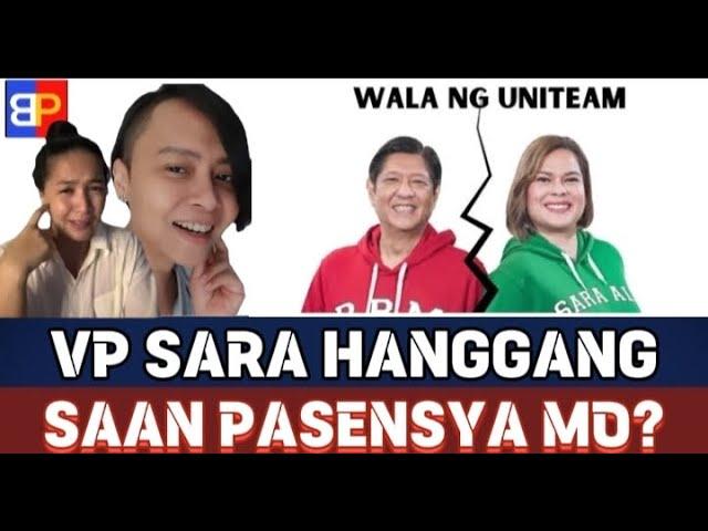 VP INDAY SARA DUTERTE HANGGANG SAAN ANG PASENSYA MO?