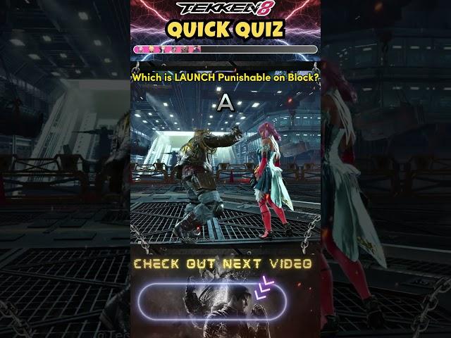 Can You Guess Paul's LAUNCH Punishable Move? | Tekken 8 Quick Quiz #9 #Tekken8