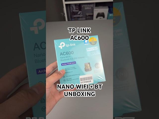 TP LINK AC600 Nano Wifi + Bluetooth 4.2 USB Adapter #shorts #asmr #unboxing #tplink #wireless #pc