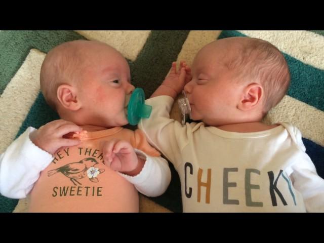 Calming a newborn twin! - WashTV