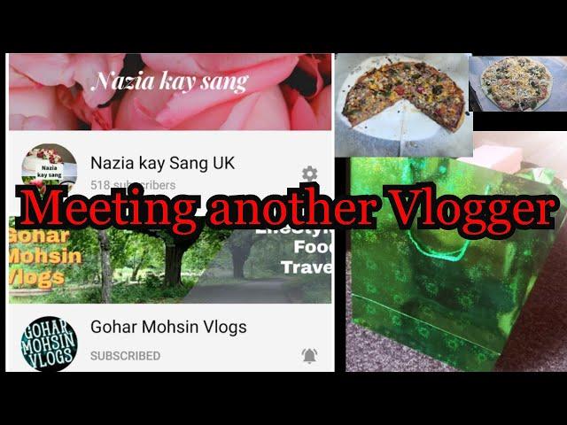 Husband Made Thin Base Tuna Pizza | Gifts from Vlogger | Nazia Kay Sung UK