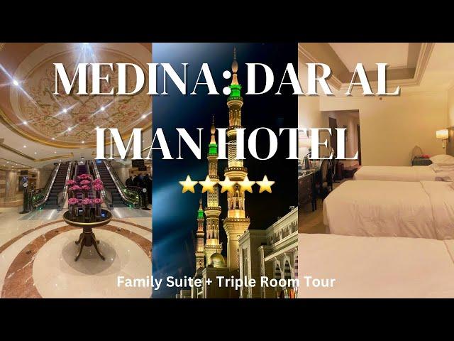 Dar Al Iman Intercontinental Hotel | Family Suite + Triple Room | Next to Masjid Nabawi