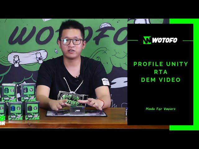 Wotofo Profile Unity RTA Official Demo Video