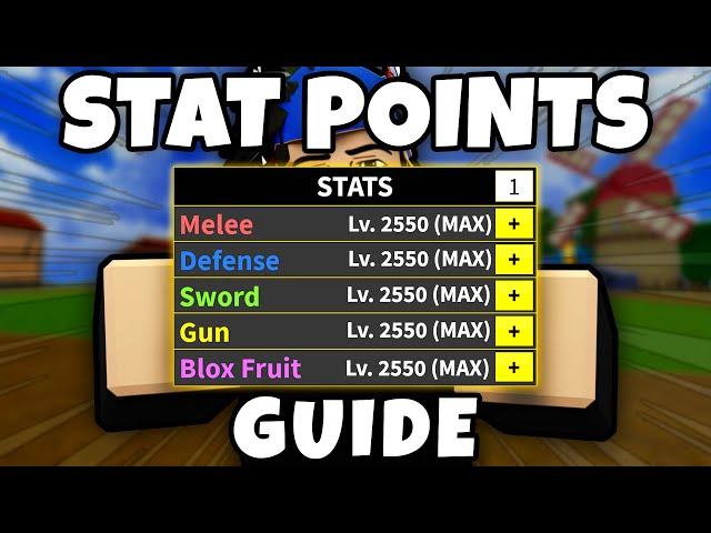 The *BEST* STAT POINTS Guide - Blox Fruits