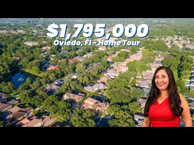 Tour a $1.7 Million Dollar Oviedo House | Realtor Diana Sacoto