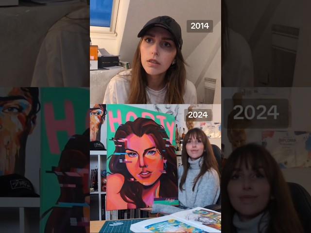 2014 VS 2024 | Évolution peinture 