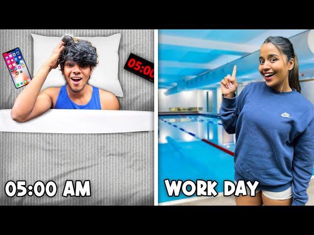 Work Day In The Life In Melbourne | 24 Hours - සිංහල vlog | Yash and Hass