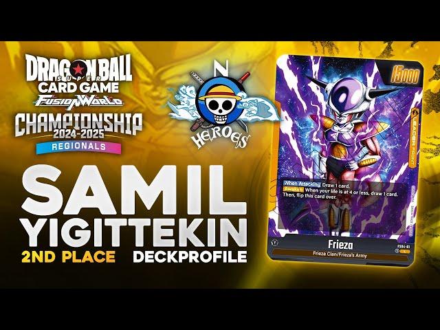 2ND PLACE FS04 FRIEZA | SAMIL Y. | noHEROES OFFLINE REGIONAL | DBS FUSION WORLD | FB02