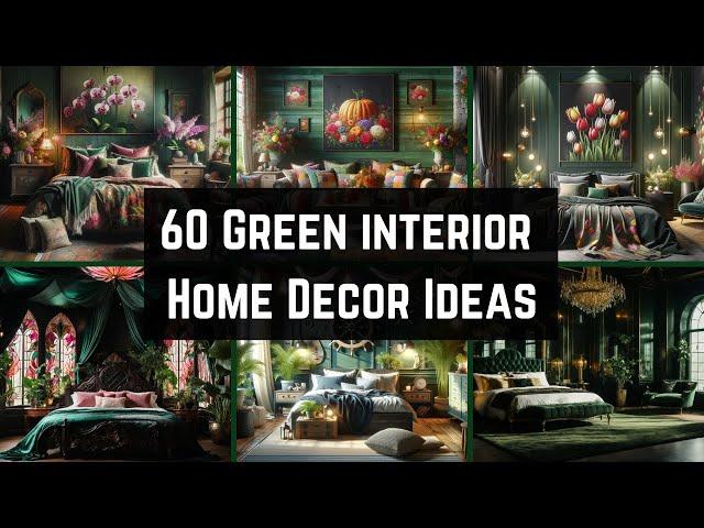 60 Trendy Green Interior Design Ideas for 2024