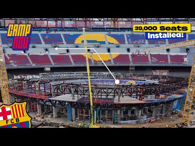 Camp Nou Construction Update – New VIP Area & North Goal Progress! || March 9 - 2025