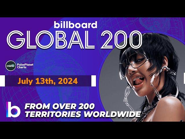 Billboard Global 200 Singles of This Week (July 13th, 2024)