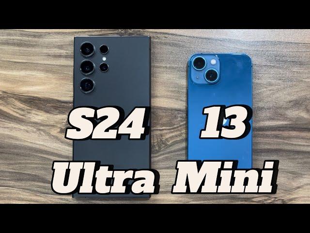 Samsung Galaxy S24 Ultra vs iPhone 13 Mini