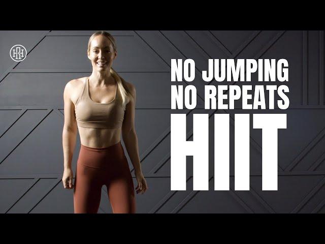 Low Impact No REPEATS HIIT Workout (No Equipment)