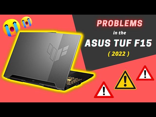 PROBLEMS in the "ASUS TUF F15 2022" || RTX 3060, 3050 || i5 12500H, i7 12700H.