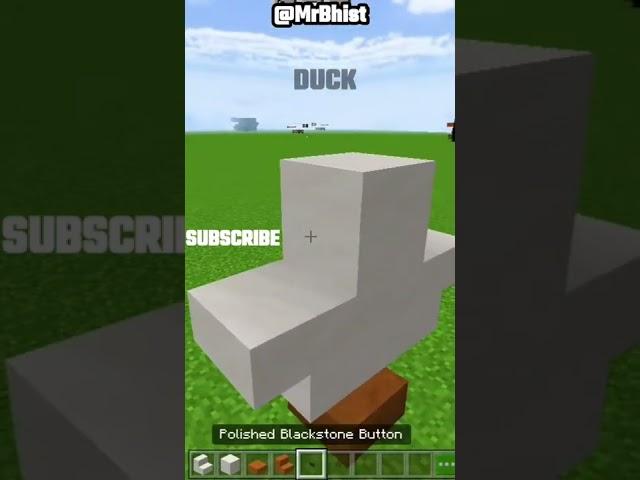 Duck Minecraft TikTok Hacks #SHORTS