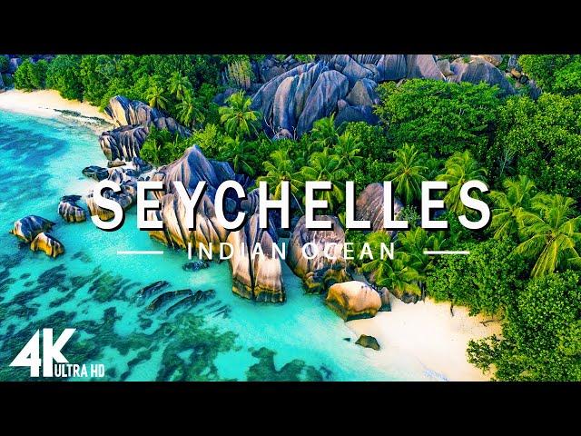 FLYING OVER SEYCHELLES (4K UHD) - Relaxing Music Along With Beautiful Nature Videos - 4K Video Ultra