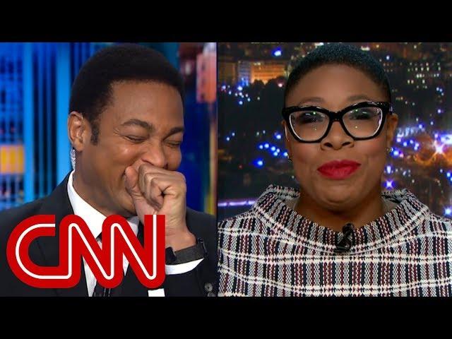 Don Lemon cracks up over guest's Omarosa burn