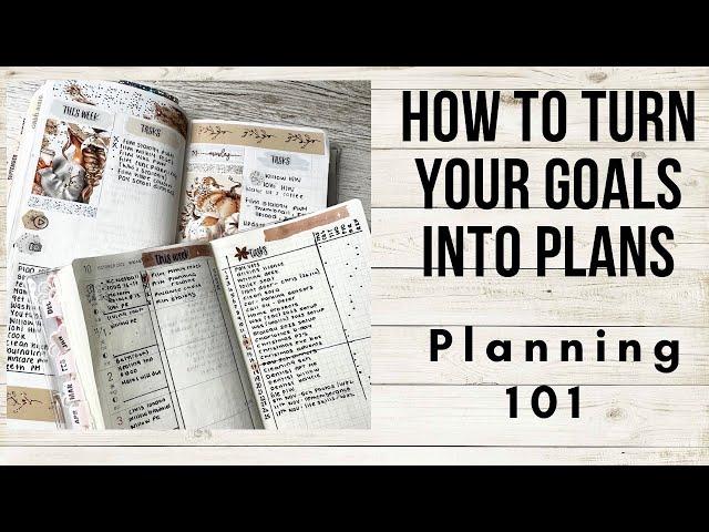 How to turn your goals into plans || goal planning 101