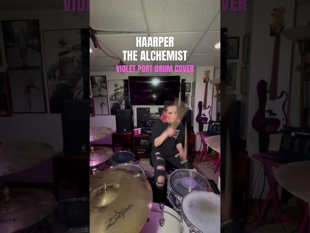 MY FASTEST COVER YET! @HAARPER - THE ALCHEMIST #drums #drumgirl #drummergirl #femaledrummer #drum