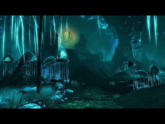 Skyrim - Blackreach Ambiance (magic chimes, water, white noise)