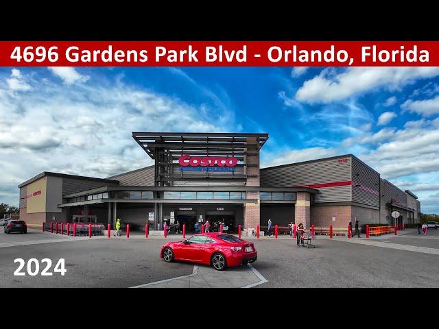 Costco Wholesale at 4696 Gardens Park Blvd in Orlando, Florida - Shopping Warehouse Store 1235