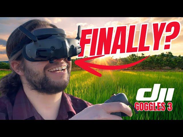 DJI Goggles 3 //  Vision & Comfort FINALLY perfect? // Avata 2 Flight with Motion Controller