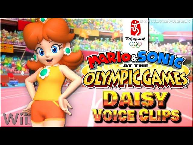 All Princess Daisy Voice Clips • Mario & Sonic at the Olympic Games • Beijing 2008 (Deanna Mustard)