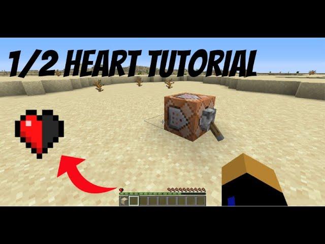 How To Change A Player's Health With Command Blocks