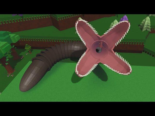 DEMEGORGON WORM: build a boat for treasure