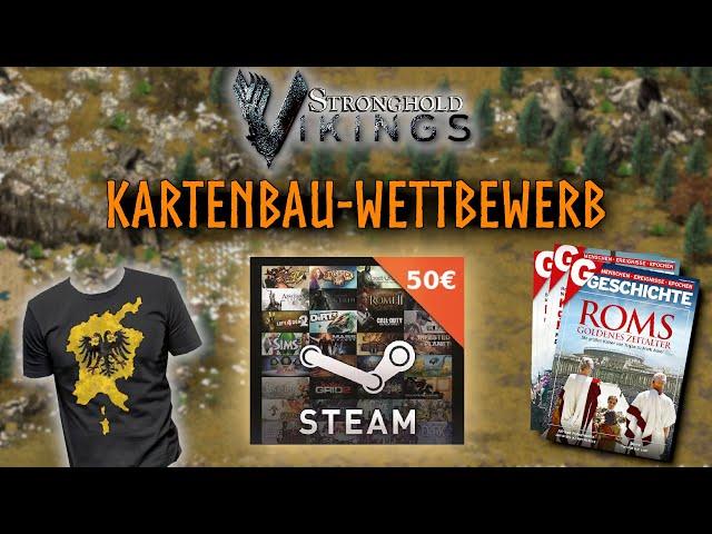 GEWINNE tolle Preise beim KARTENBAU-WETTBEWERB! | Stronghold Vikings