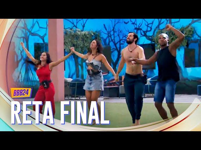 ALANE, DAVI, ISABELLE E MATTEUS COMEMORAM O TOP 4 EM NOITE DE COOLER!  | BBB 24