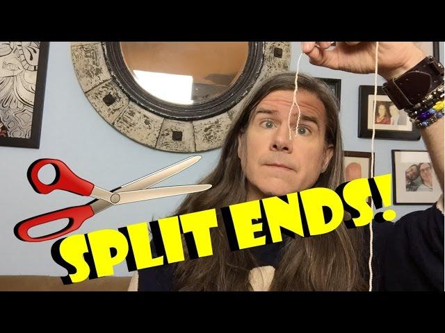 Mens Long Hair: Repairing Split Ends?!