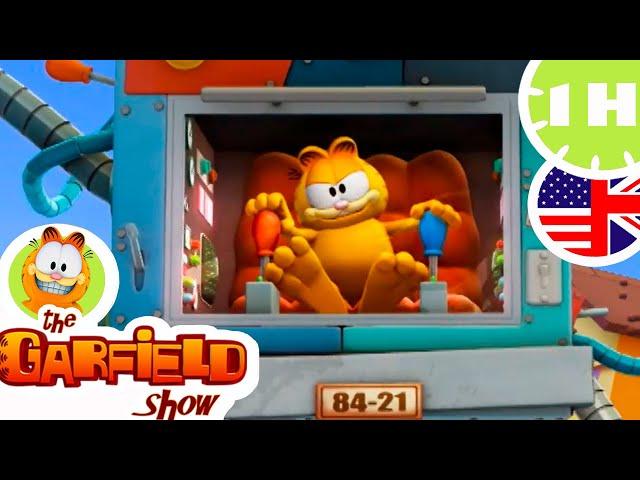  Garfield and the pizza machine ! Garfield new episodes