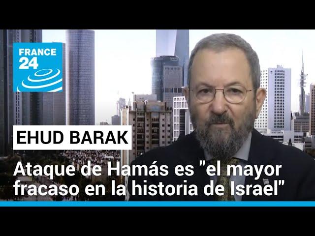 Ehud Barak, ex primer ministro israelí: 'Netanyahu no tiene la confianza del pueblo ni del ejército'