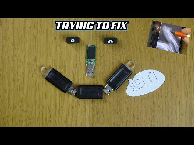 Can I FIX 3x KINGSTON 32GB USB FLASH DRIVES?