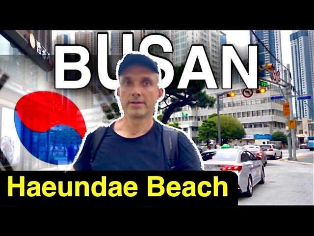  SOUTH KOREA - Haeundae Beach walk | Busan South Korea #Haeundae #SouthKorea