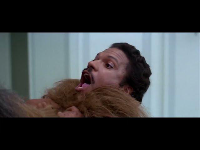 Chewbacca Chokes Lando Calrissian - Star Wars The Empire Strikes Back (1980) - Full HD Scene