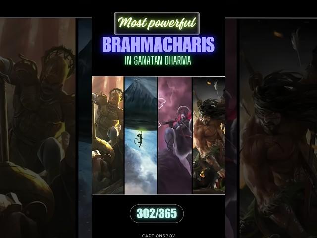 Most powerful brahmacharis in sanatan dharma#brahmacharya