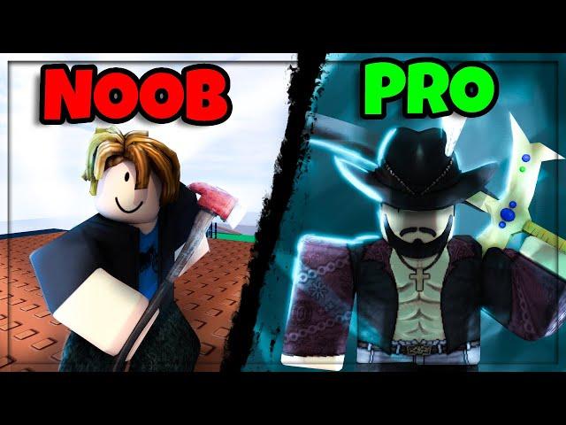 Combat Warriors Going From Noob To Mihawk In One Video... (Roblox)