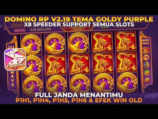 SI PALING JANDAA! DOMINO RP V2.19 TEMA GOLDY PURPLE PATCH X8 SPEEDER