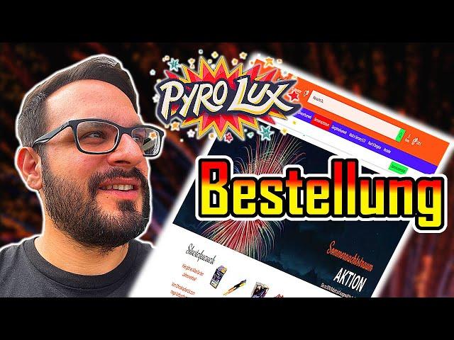 ICH BESTELLE FEUERWERK bei PyroLux | Silvester Bestellung