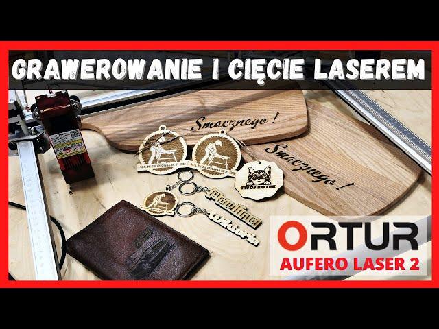 TANI Laser ORTUR Aufero Laser 2 + LU2-4 SF - GRAWEROWANIE I  CIĘCIE   sklejka , drewno , skóra