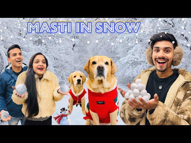 Masti In Snow With Leo & Reo | 14 Million Subscribers Celebration | Anant Rastogi